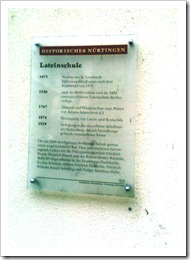 Histor Lateinschule Information