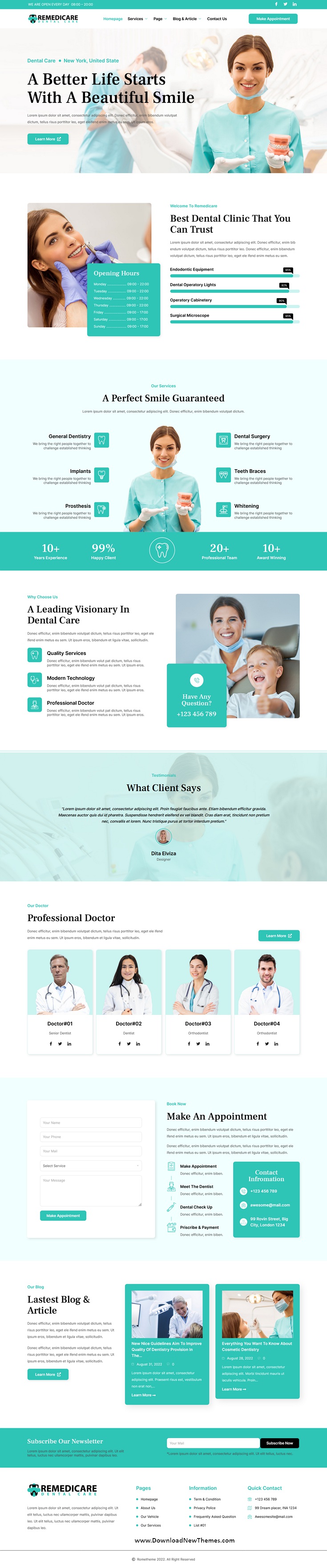 Download Dentist & Dental Clinic Template Kit