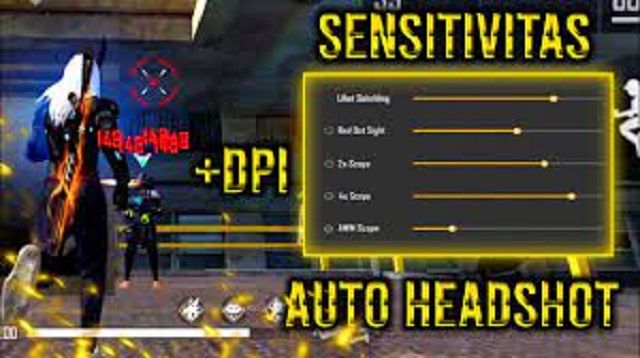  anda harus dapat melakukan pengaturan sensitivitas FF  Sensitivitas FF Auto Headshot Terbaru