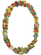 Click on image to download. I just love this beautiful, vintage floral frame .