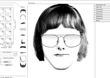 Sketch Faces Online Like Facial Recognition System