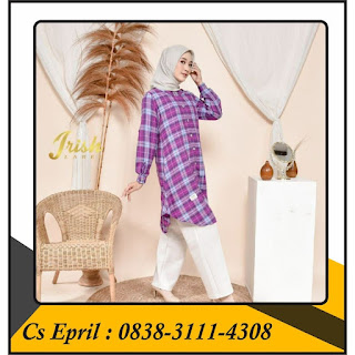 TUNIK ZAHRA VOL 2 BY IRISH LABEL  - GAYA BAJU MUSLIM TERBARU