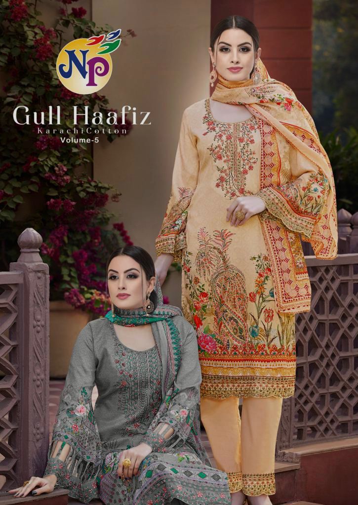 Buy Cotton Printed Gull Haafiz Vol 5 Nandgopal Karachi Salwa