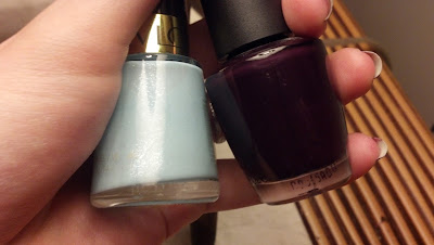 nail polish bottles art lincoln park after dark blue lagoon pale blue purple matte