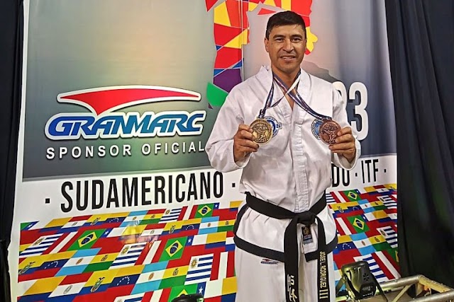 Medalla de bronce para José Luis Rodríguez en el Campeonato Sudamericano de Taekwon-Do