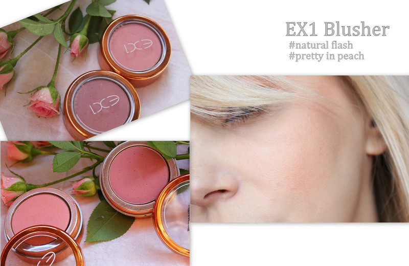 Отзыв: Румяна в двух оттенках EX1 Cosmetics Blusher #natural flush и #pretty in peach.