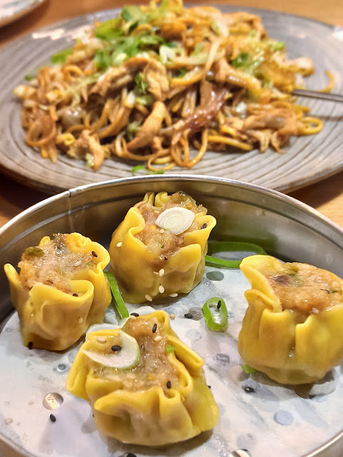 Dimsum con fécula de patata y carne