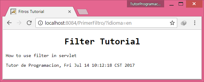 Filtros tutorial