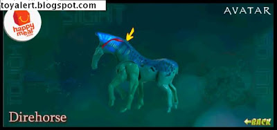 McDonalds Avatar Happy Meal Toys 2009 - Direhorse