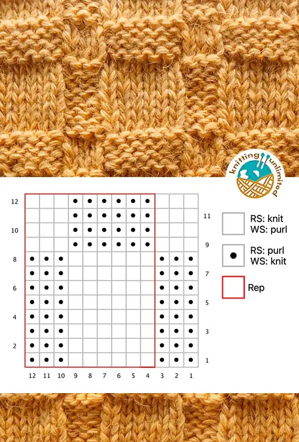 Basketweave stitch is a simple and easy stitch.