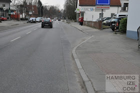 Radwegende Hummelsbütteler Hauptstraße