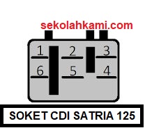 soket cdi suzuki satria 125R