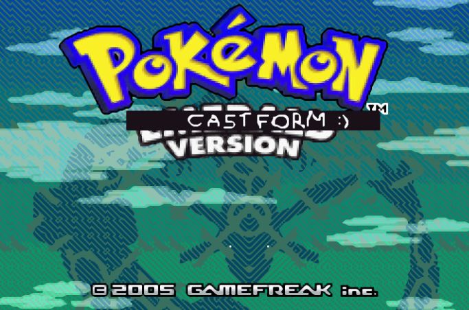Pokemon Version Castform para GBA Imagen Portada