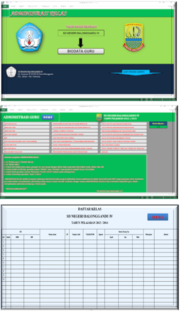 Aplikasi Pengadministrasian Kelas Untuk SD SMP SMA dan Sederajat