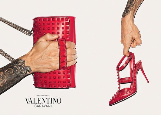 Valentino and Tattoos go well together