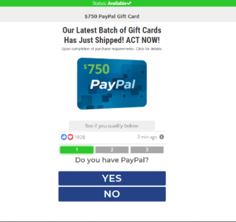 Grab a $750 PayPal Gift Card Now! Try To Get Now