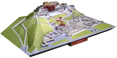 Potala Palace Papercraft