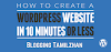 How to Create Website in 10 minutes