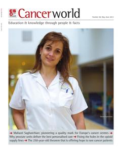 Cancer World 48 - May & June 2012 | TRUE PDF | Bimestrale | Medicina | Salute | NoProfit | Tumori | Professionisti
The aim of Cancer World is to help reduce the unacceptable number of deaths from cancer that is caused by late diagnosis and inadequate cancer care. We know our success in preventing and treating cancer depends on many factors. Tumour biology, the extent of available knowledge and the nature of care delivered all play a role. But equally important are the political, financial, bureaucratic decisions that affect how far and how fast innovative therapies, techniques and technologies are adopted into mainstream practice. Cancer World explores the complexity of cancer care from all these very different viewpoints, and offers readers insight into the myriad decisions that shape their professional and personal world.