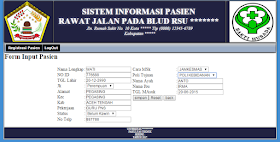 Program Aplikasi Sistem Informasi Rawat Jalan Dengan PHP dan Mysql