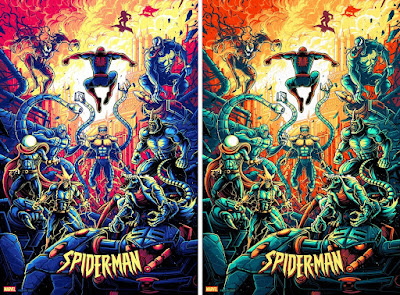 New York Comic Con 2021 Exclusive Spider-Man: The Animated Series Screen Print by Dan Mumford x Bottleneck Gallery