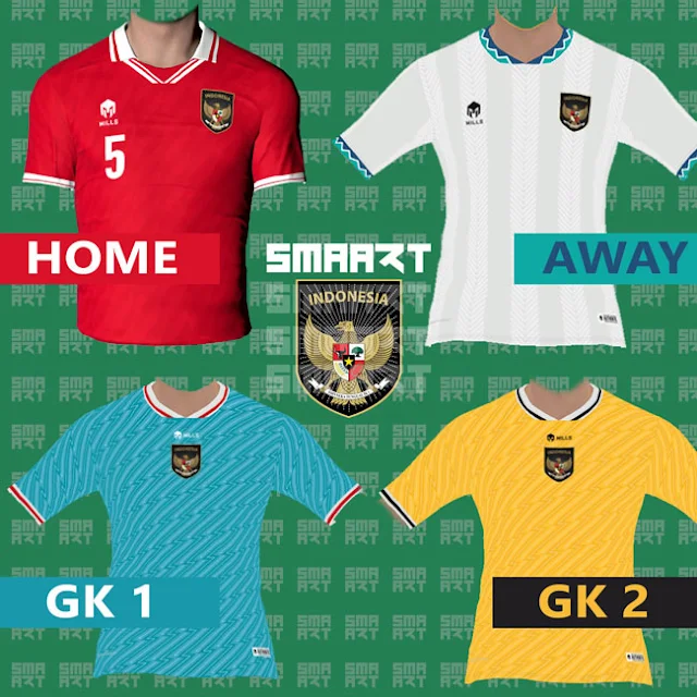 Indonesia 2022-2023 Kits For PES 2017