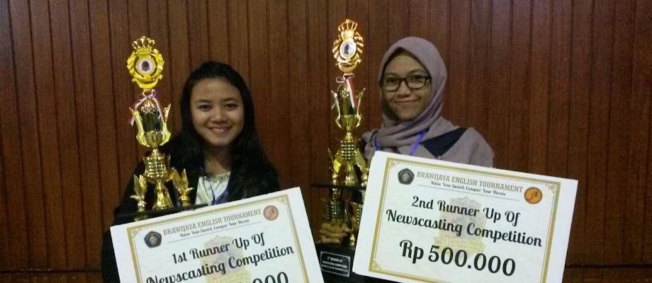 NAMA SMAN 3 PONOROGO MENGGAUNG DI KANCAH NASIONAL. JUARA 2 DAN JUARA 3 ENGLISH NEWS CASTING COMPETITION BRAWIJAYA ENGLISH TOURNAMENT 2017 (BET 2017) – 24-26 FEBRUARI 2017