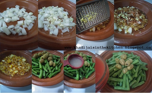 Tagine haricots verts green beans tagine judías verdes طاجين بالفاصوليا الخضراء