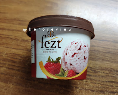 รีวิว เฟซท์ ไอศกรีมนมผสมสตรอเบอร์รี่ (CR) Review Ice Cream Very Berry Strawberry, Fezt Brand.