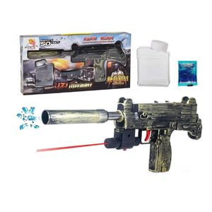 Uzi Gun Toy Gun with Crystal Water Bullets & Laser Light Amazing toy gun gadgets