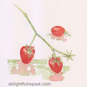 Fresh Tomato Pasta (homegrown organic cherry tomatoes) / www.delightfulrepast.com