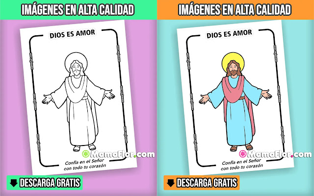 Material para Catequesis: Dibujos de Dios es Amor