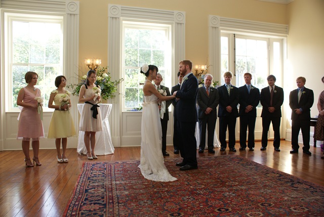 wedding ceremy chairs in swirl