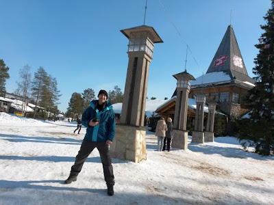 Arctic Circle beside Santa Claus Village