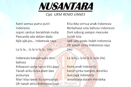 Lagu Raya Nusantara Lirik