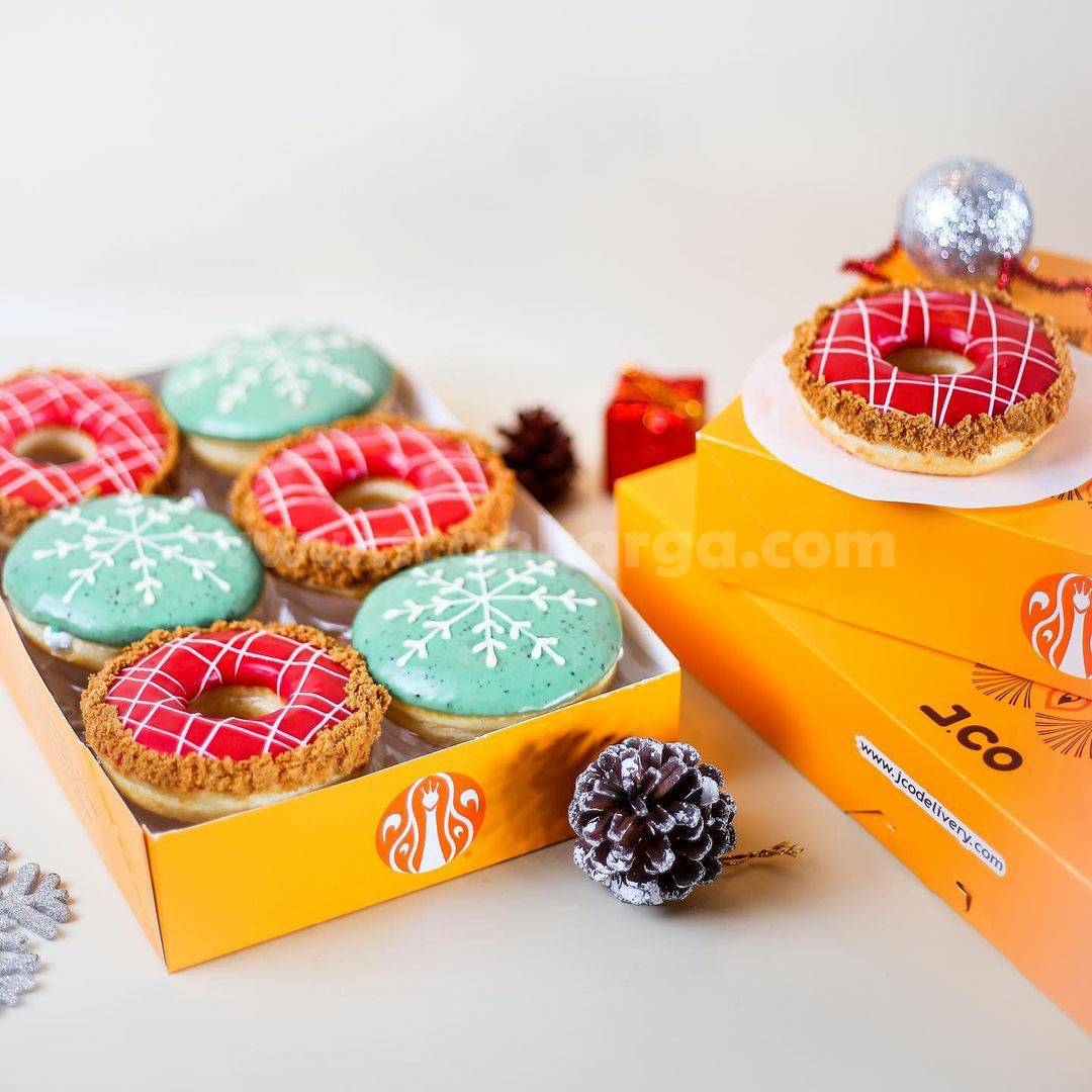 JCO Santa’s Wheel donut & Winterflakes BARU dari JCO