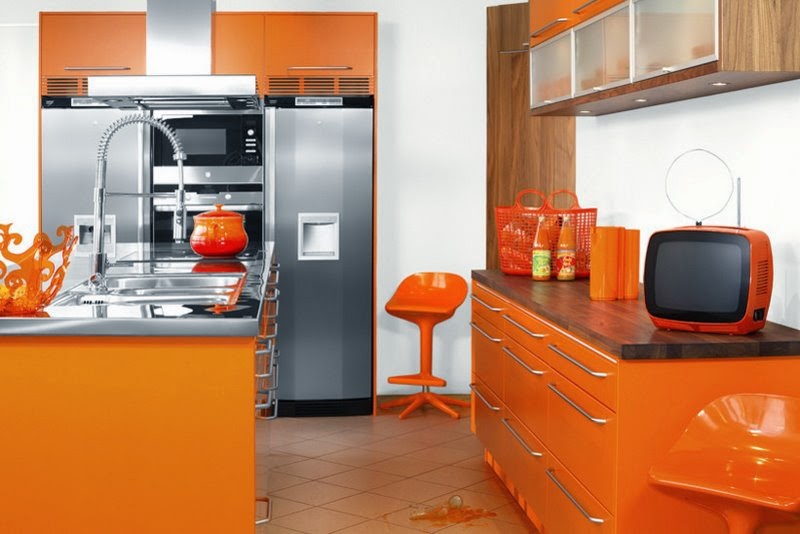 Kombinasi Warna Orange Untuk  Cat  Rumah  Agar Terlihat Cantik