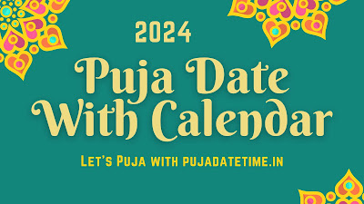 Puja Date With Calendar