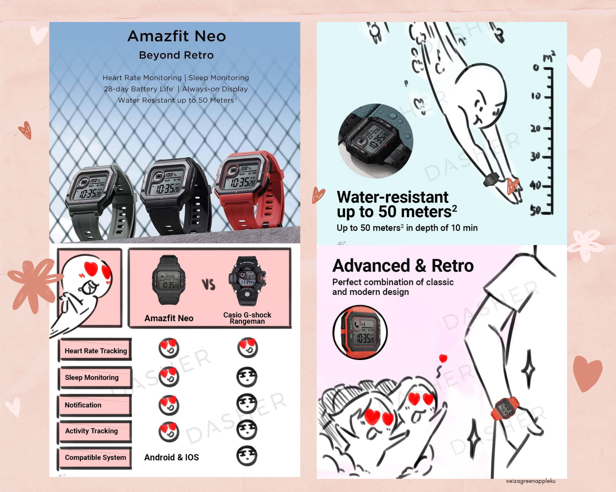 Smart watch Amazfit Neo