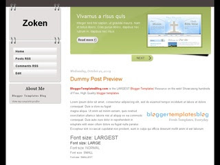 Zoken Blogger Template