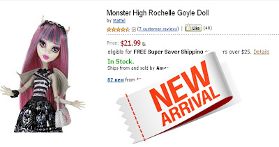 Download Monster High Rochelle Goyle | Learn To Coloring