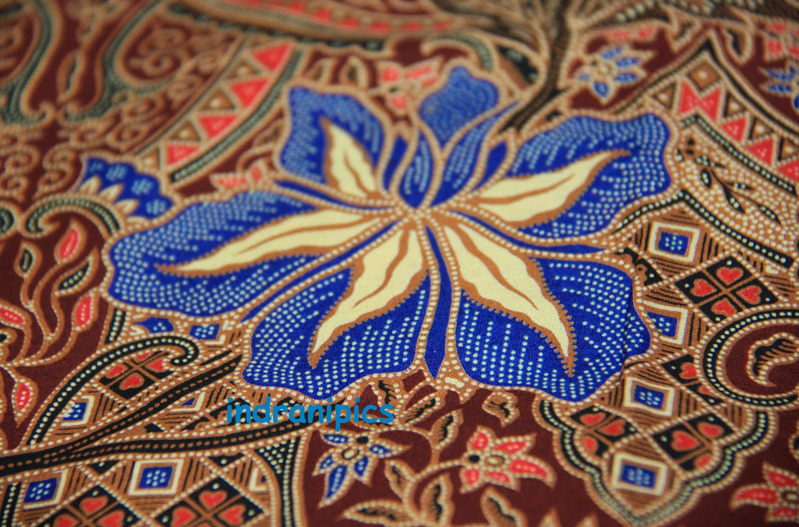 Malaysian Batik  Painting Fabric  Artwork