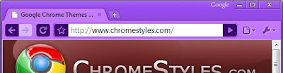 google chrome theme - purple