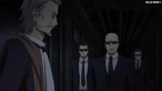 文スト 1期4話 ポートマフィア 広津柳浪 Hirotsu Ryuro 文豪ストレイドッグス アニメ Bungo Stray Dogs Episode 4