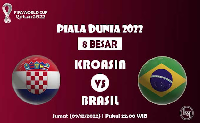 Nonton Streaming Kroasia vs Brazil Perempat Final Piala Dunia 2022