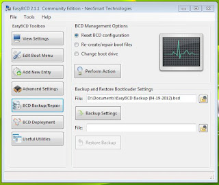startup  and recovery ,windows 7,Easy BCD