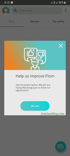 Get 50 Naira Airtime After Downloading Flom App  For Free