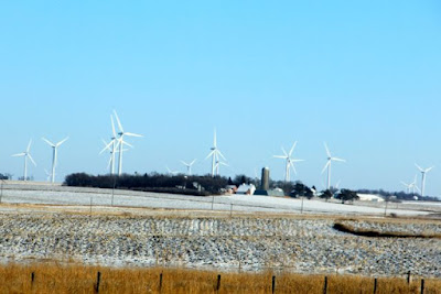 wind farm, southwestern Minnesota