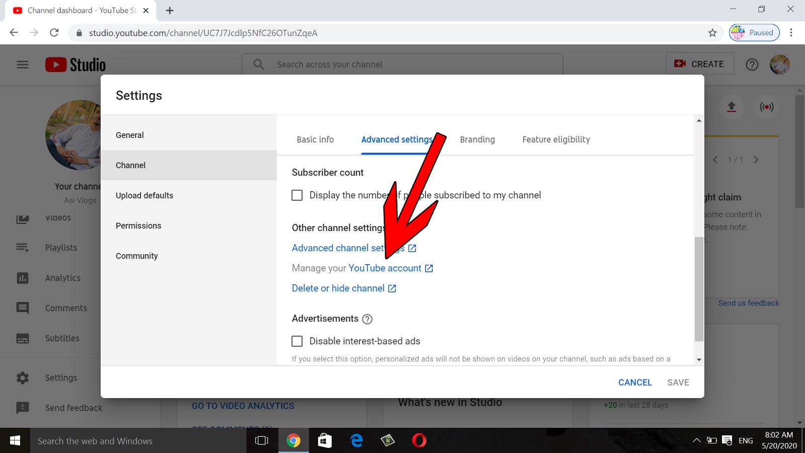 How to change you tube channel URL name 2020,youtube channel custom url