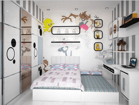  Desain  Kamar  Anak Perempuan Ukuran 3x3  Sederhana